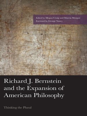 cover image of Richard J. Bernstein and the Expansion of American Philosophy